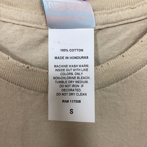 Welcome To Busch Light Country Vintage Style Beige T-Shirt Small - Picture 4 of 4